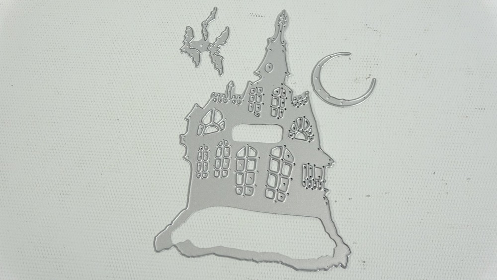 2017 Tim Holtz Sizzix Thinlits Haunted House Halloween Dies #662378