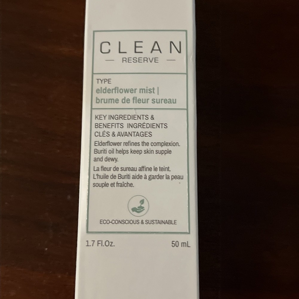 Clean Reserve Elderflower Mist Setting Spray 1.7 Fl Oz