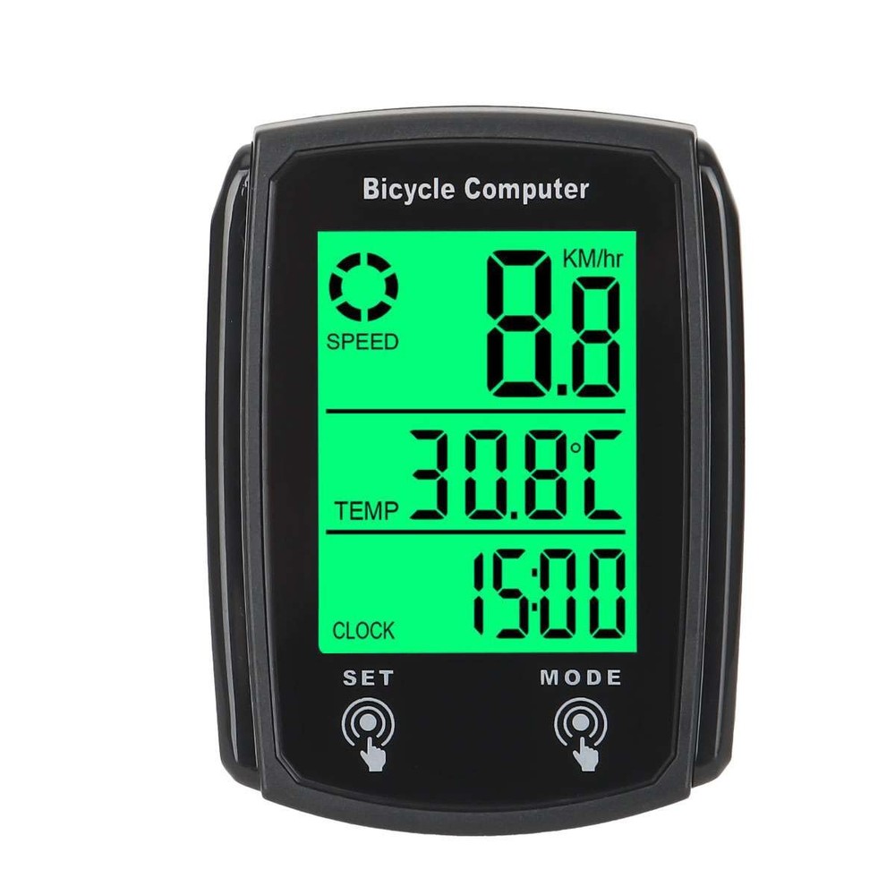 Waterproof Wired LCD Digital Cycle Bike Computer Bicycle Speedometer Odometer