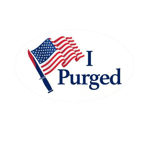 I Purged Sticker Decal