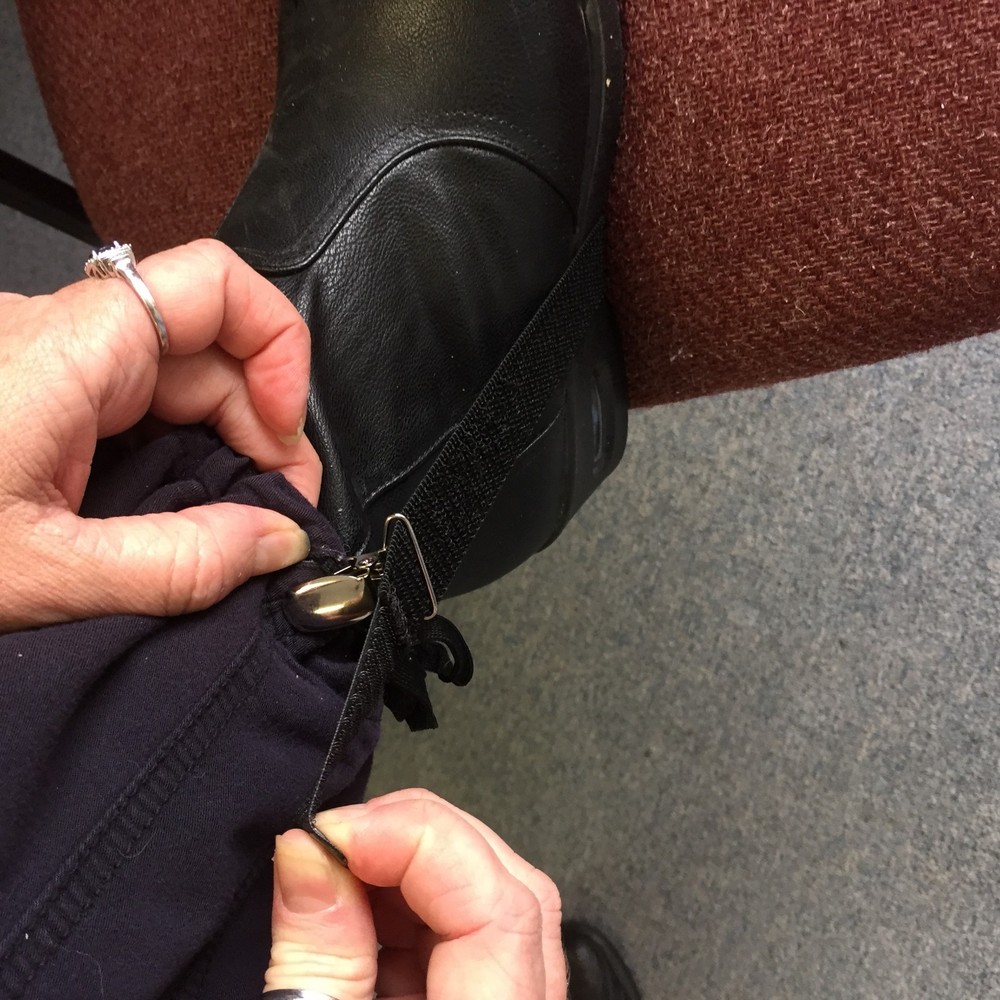Boot Straps Hold Pants Down Motorcycle Outside or Inside Boots
