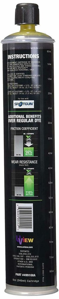 Uview 499108A A/C ExtenDye Leak Detection