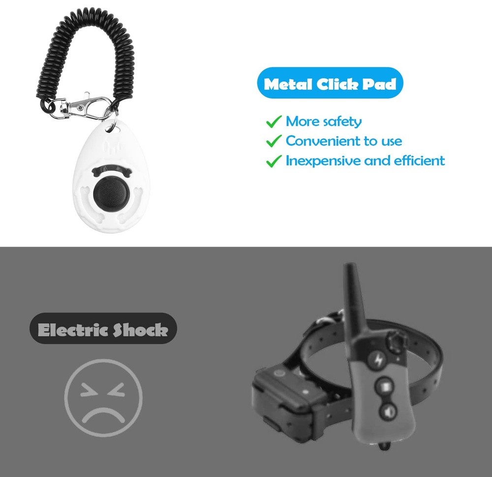 Dog Training Clicker Wrist Strap Lightweight Pet Behavioral