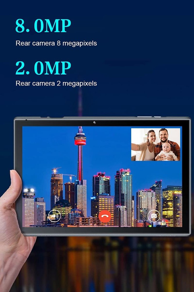 10 inch Tablet Android 15 Tablet PC, 10.1" Android Tablets DDR4 8GB RAM 32GB ...