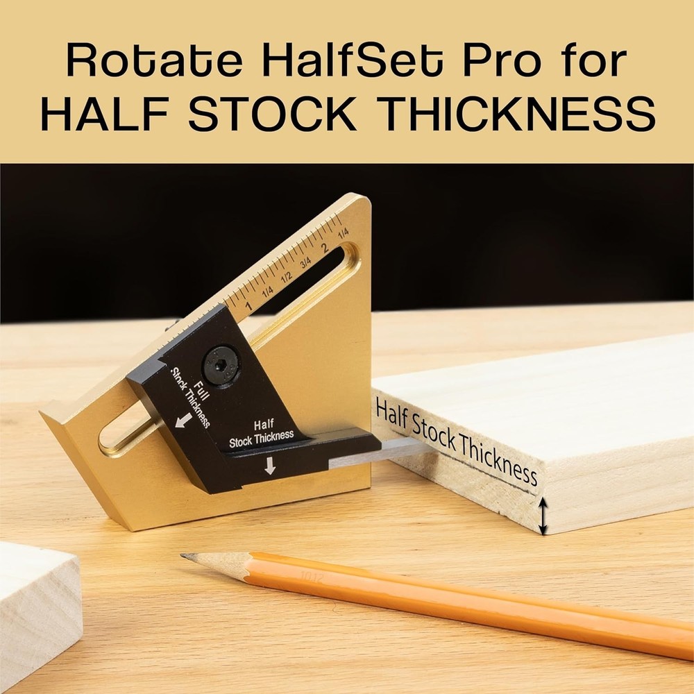 HALFSET PRO Precision Center Gauge