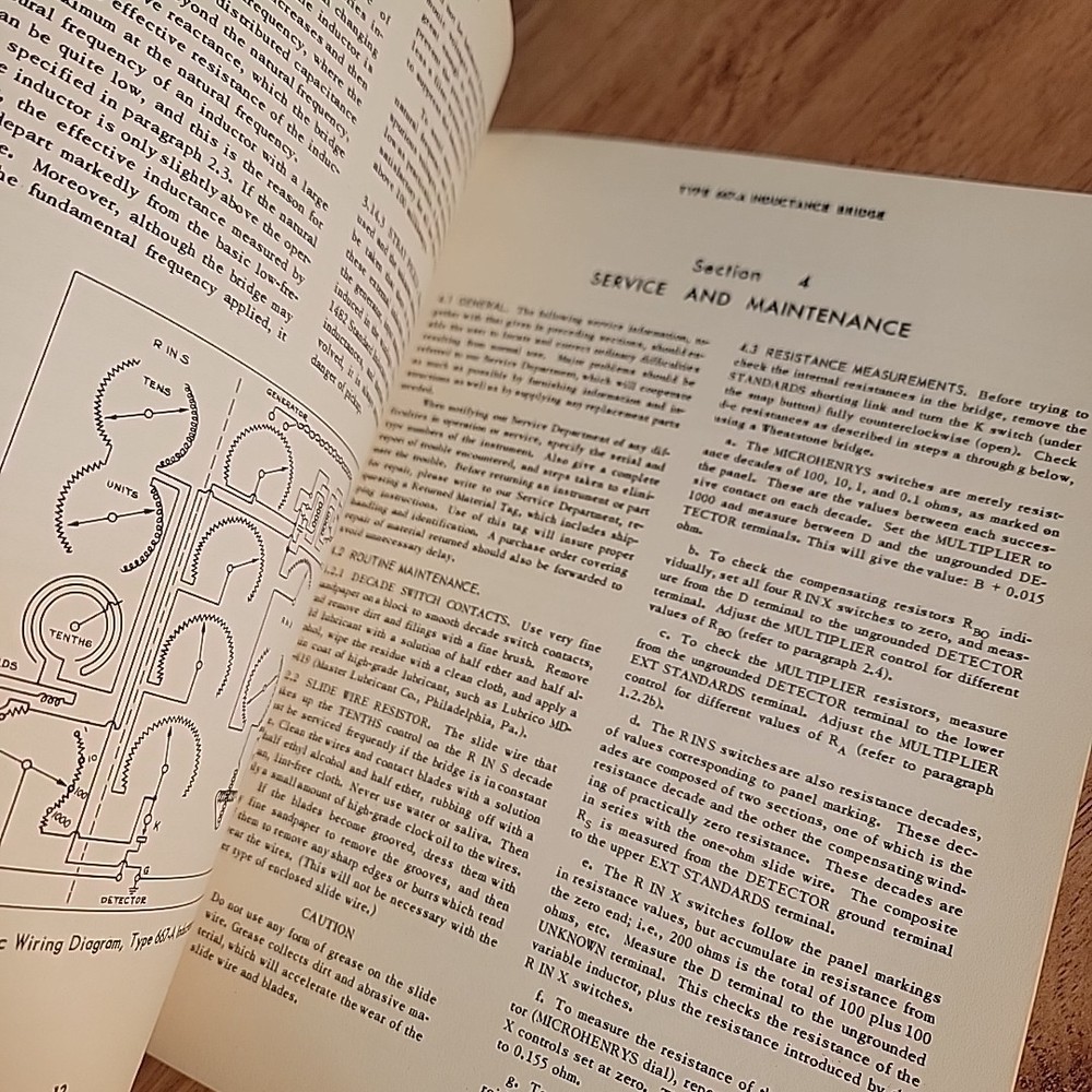 Type 667-A / Inductance Bridge Operating Instructions Manual