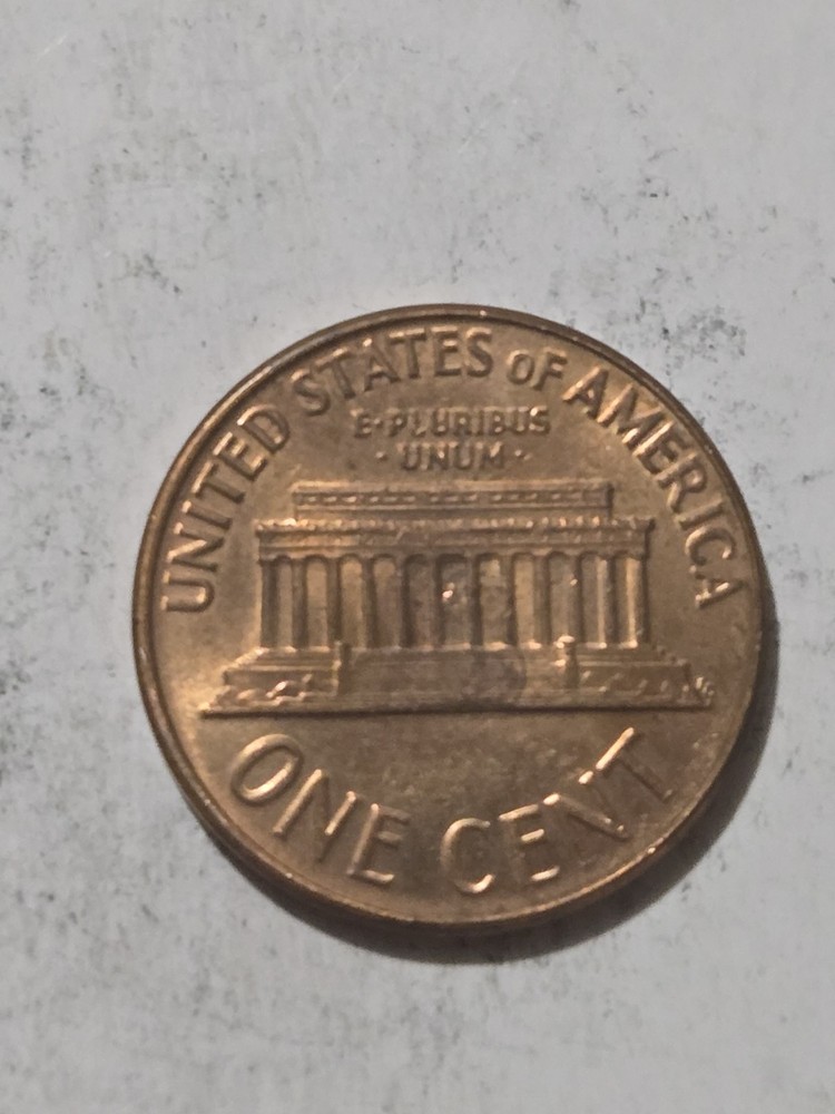 1962 D Lincoln Memorial Penny.