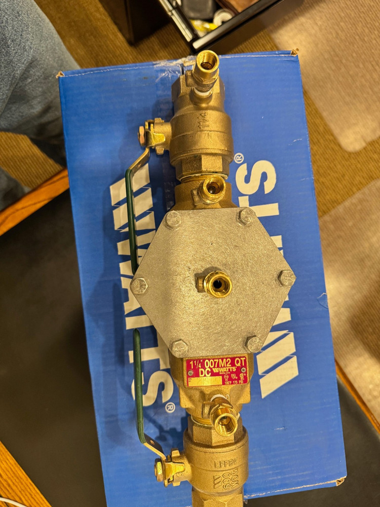 Watts 007M2-QT 1-1/4" Double Check Valve