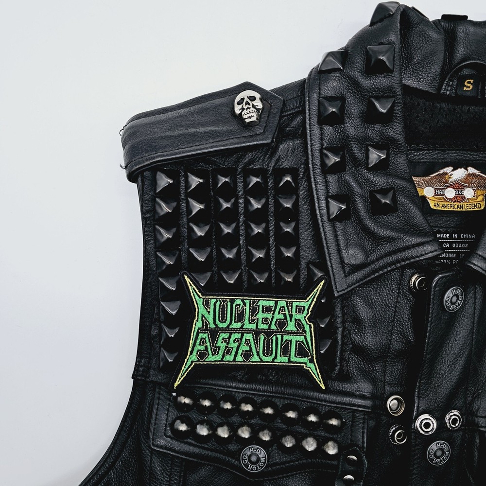Nuclear Assault Green Logo EMBROIDERED PATCH