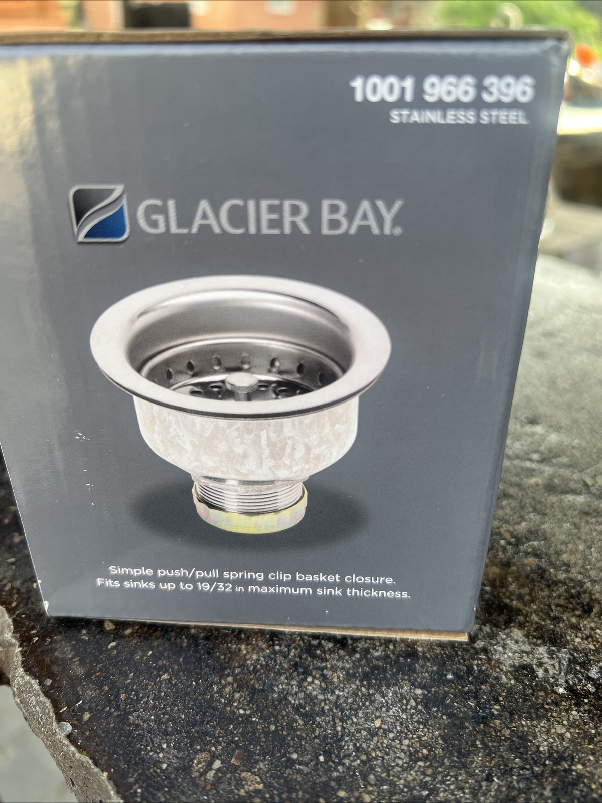 Glacier Bay 1001 966 396 Specification Sink Strainer - Stainless Steel - NEW -
