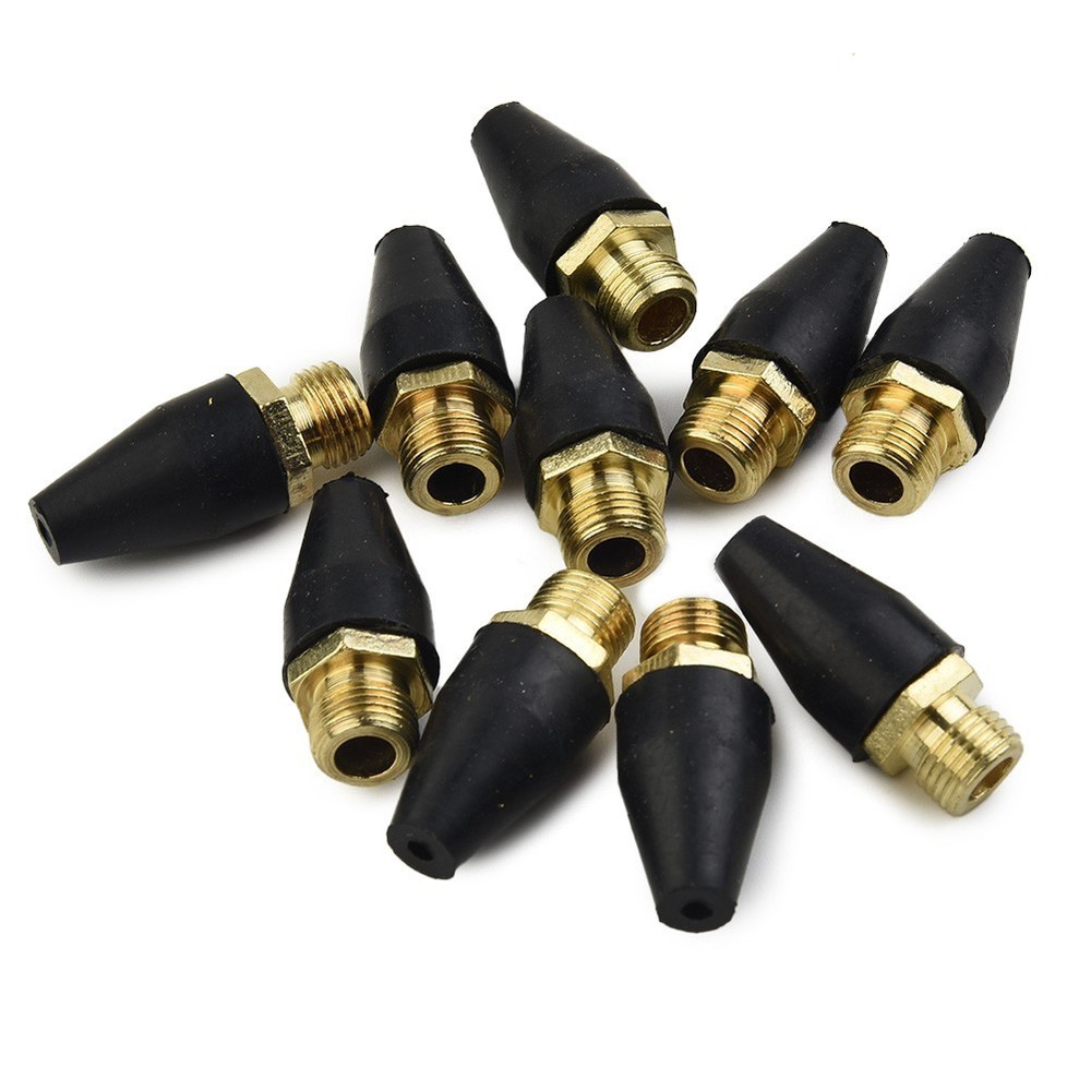 Rubber Nozzle Pack Brass Safety-Tip Tools Accessories Connector Replacement