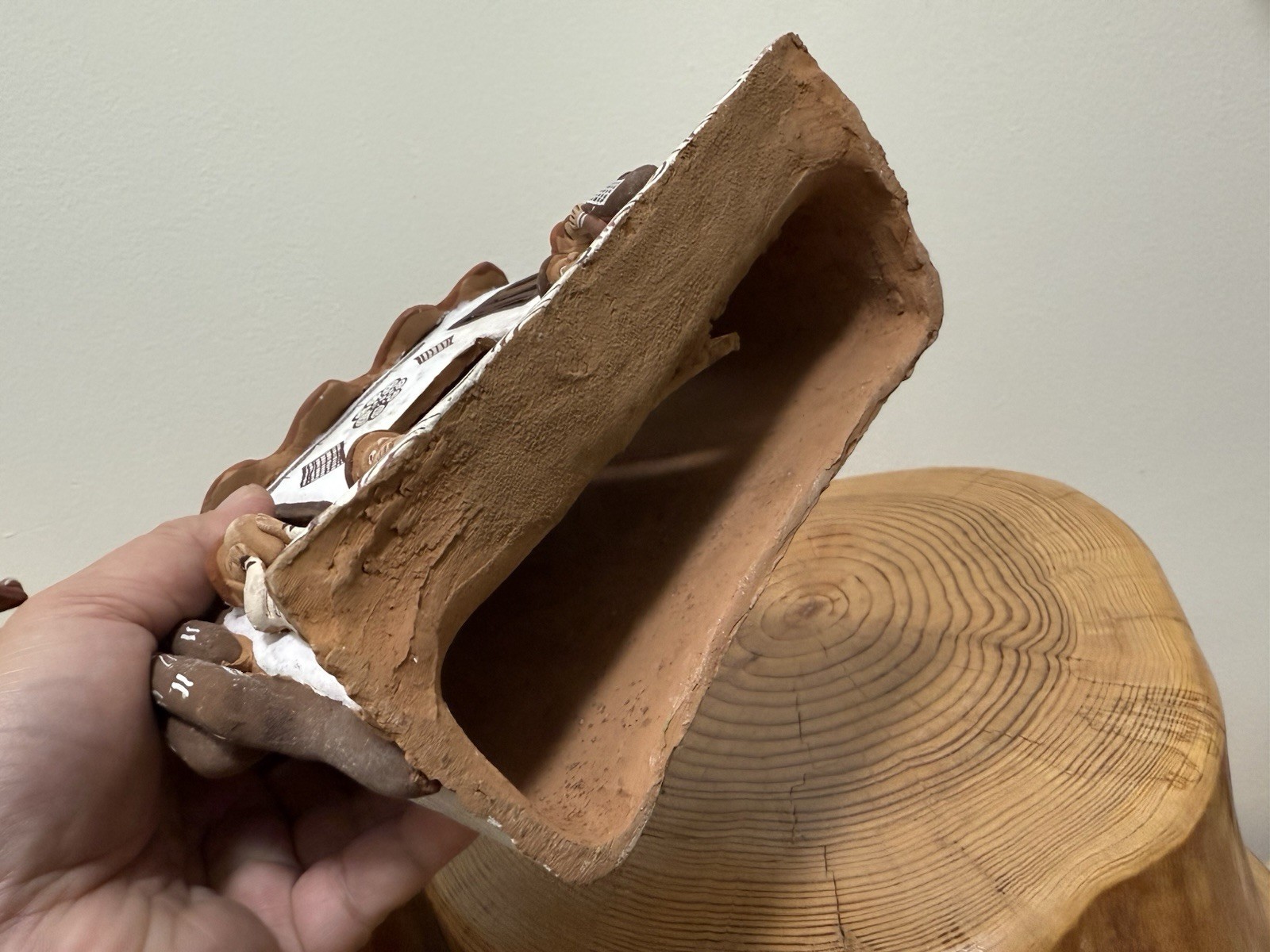 Set of 3 Large Handcrafted Peruvian Clay Pueblo Houses – Folk Art Village