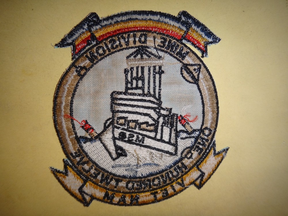 Vietnam War Patch US Navy MINE DIVISION 112 - Year 1968
