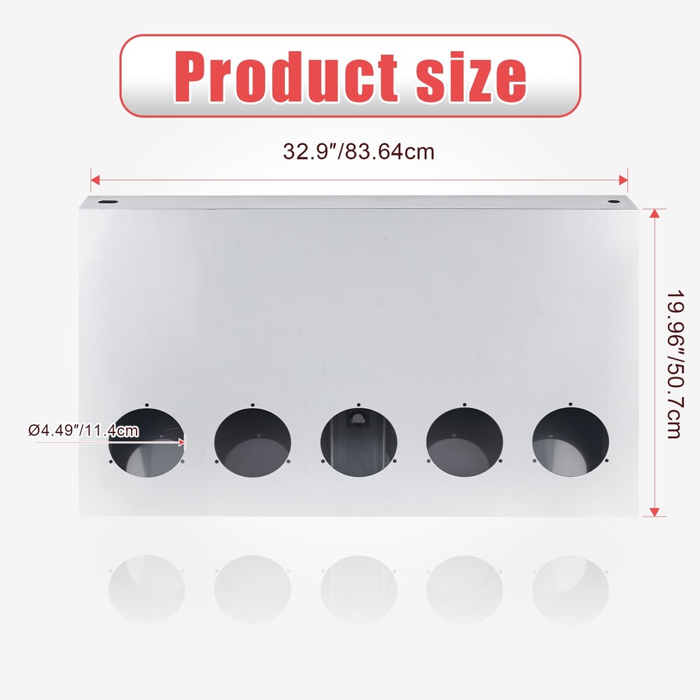 Stainless Steel Tail Light Panel for Semi Trucks & Trailers – 4.49"