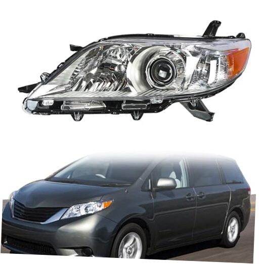 Headlight Replacement for Sienna 2011 2012 2013 2014 2015 2016 2017 2018