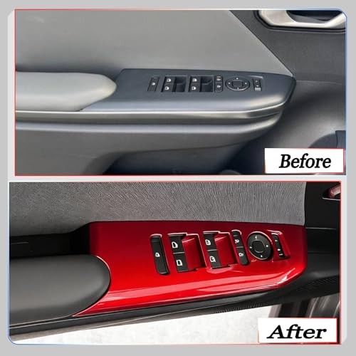 Window Control Panel Cover,for Kia K4 2024 Window control panel cover Wine Red