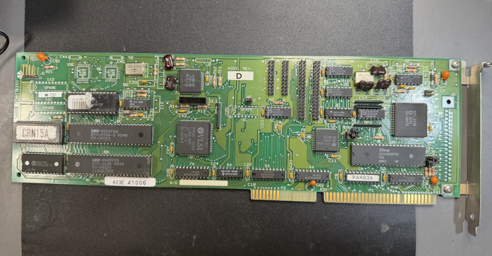 DTC 7287 Rev.D DTC Data Technology 16-bit ISA RLL Hard Drive & Floppy Controller