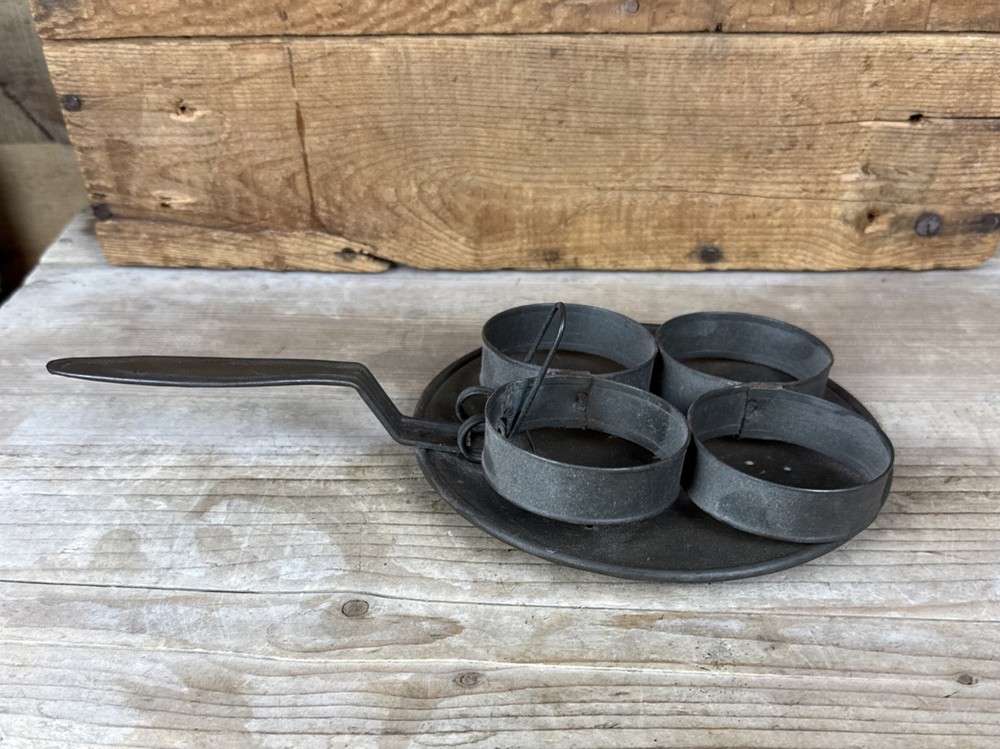Antique Tin Ware Egg Poacher