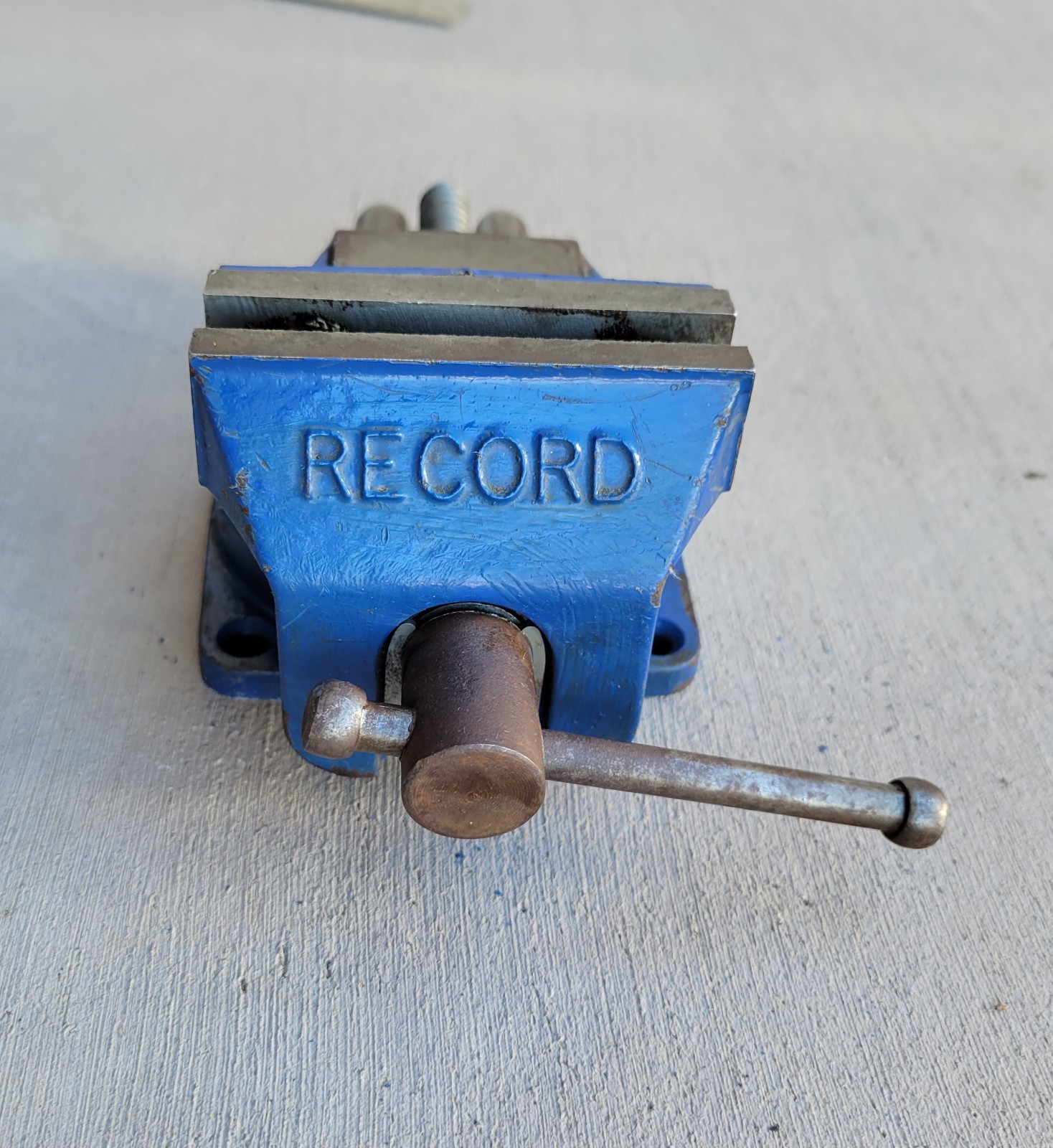 RECORD #2075 Vise Made In Sheffield England 3.5 in JAWS Smooth Operation