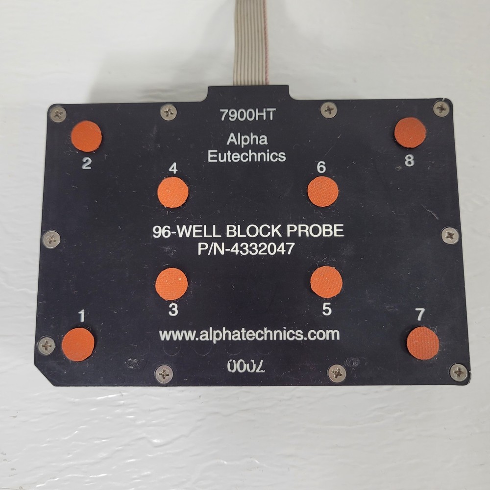 Alpha Technics 4680 Temperature Verification 7900HT 4332047 96-Well Block Probe