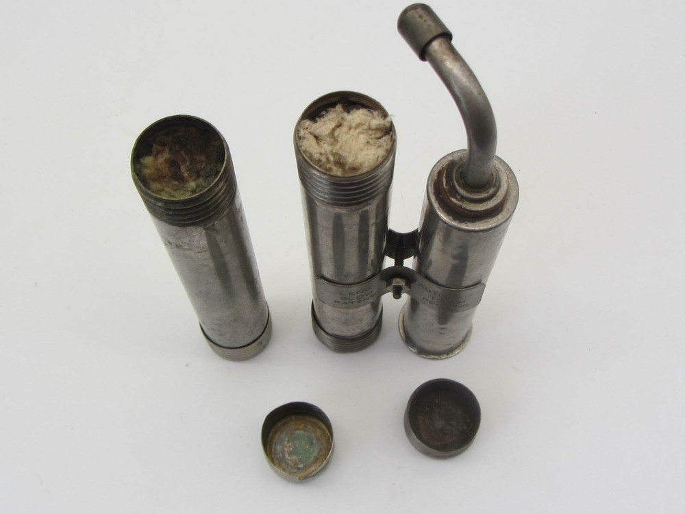 Vintage LENX Automatic Blow Torch with 2 Tanks