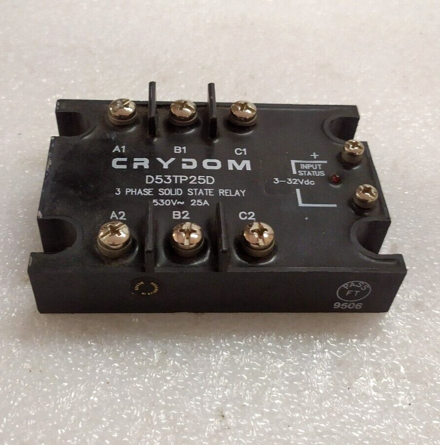 CRYDOM D53TP25D 3 PHASE SOLID STATE RELAY