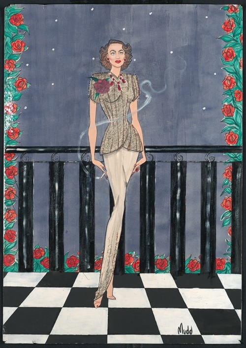 Hollywood Diva Joan Crawford art print Hot glamourous