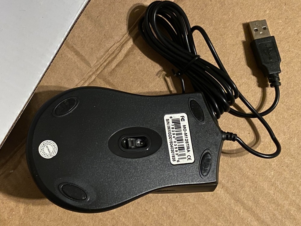 Brand New Transource Wired USB Optical Mouse for Laptop Desktop PC Mac Computer