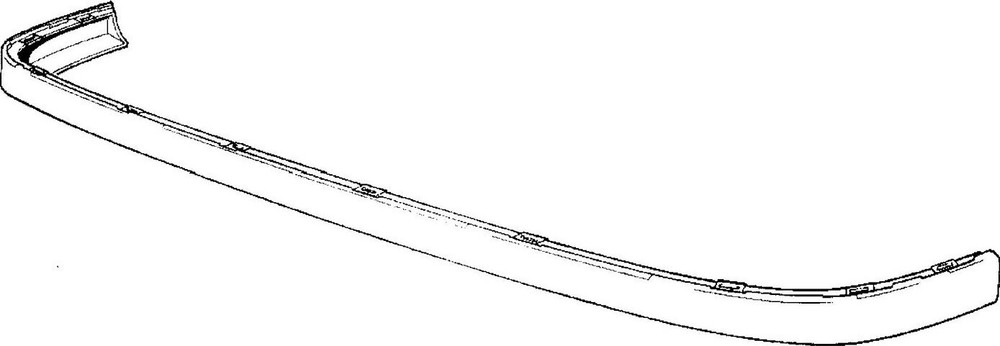 For 1988 BMW 325 Valance Panel URO