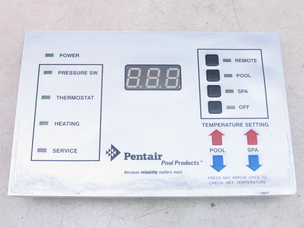 PENTAIR 472100 MiniMax NT Pool Spa Heater Digital Display Temp Control w/Overlay