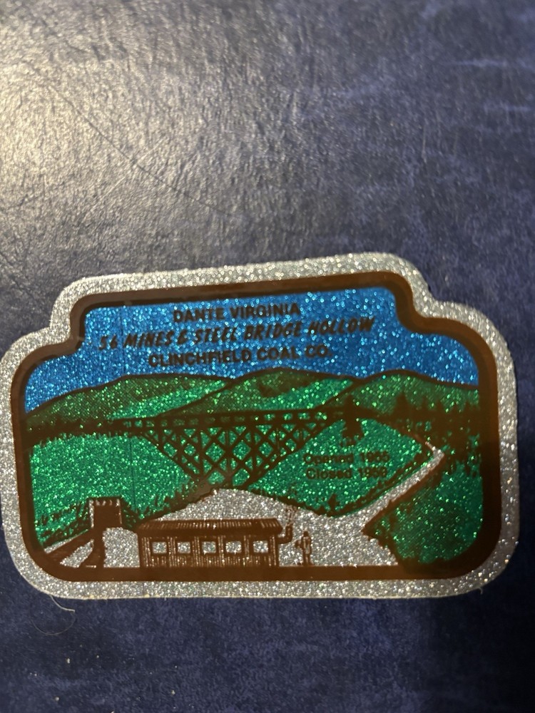 coal mining stickers nice older  Clinchfield Coal