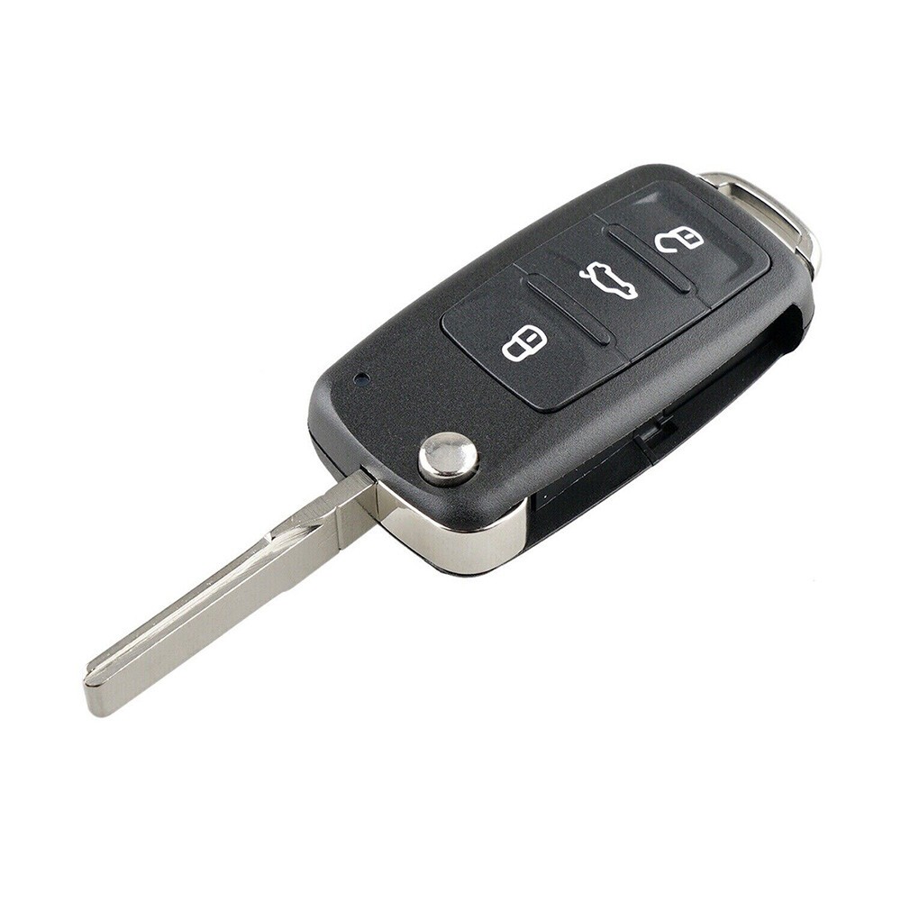 3 Button Remote Control Car Key Case For VW Golf MK6 Jetta Caddy Skoda US