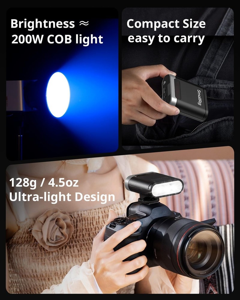 SmallRig RS20 mini Speedlite Flash (Silver) 5818