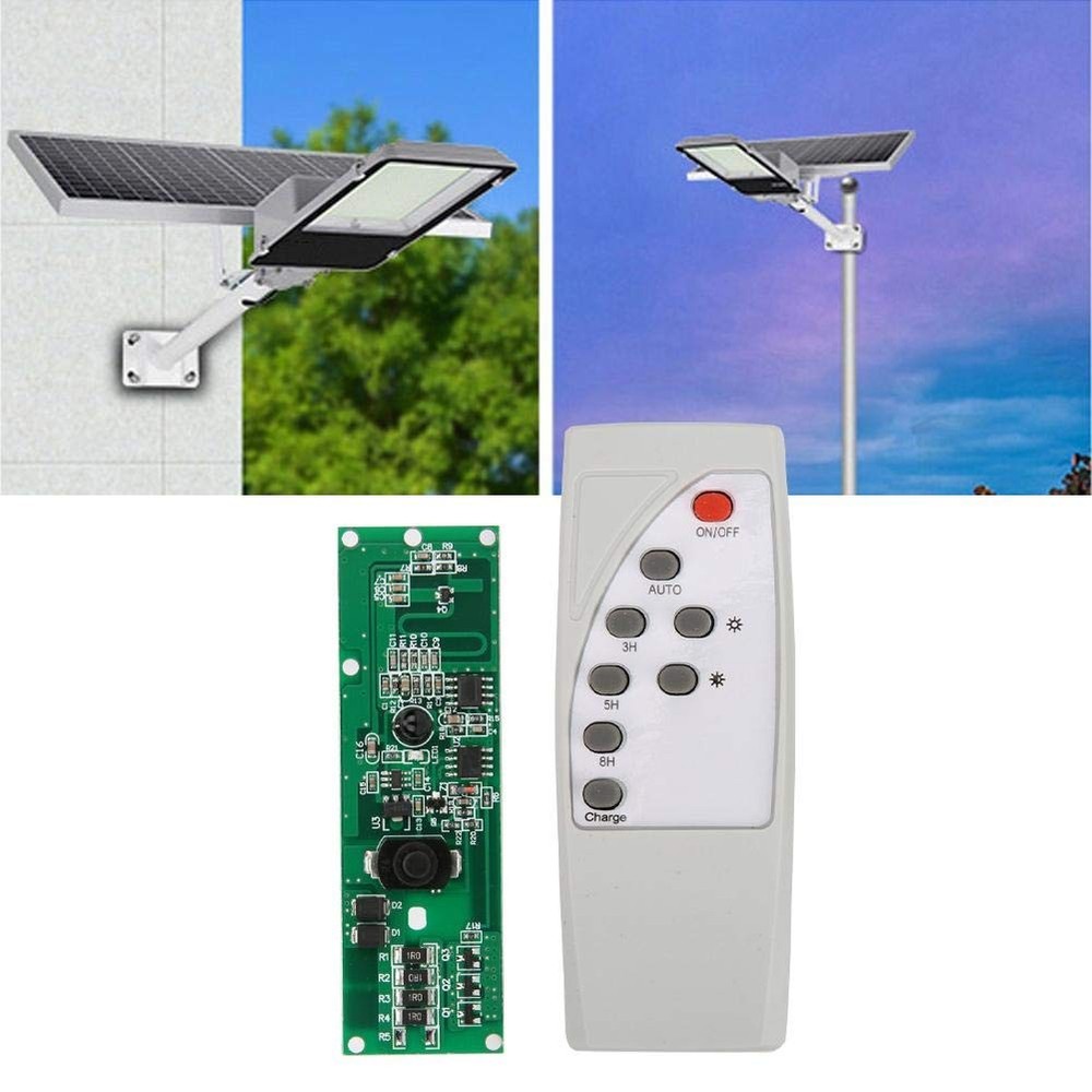 Solar Circuit Board for Outdoor Lighting with Motion Sensor Remote Control En...
