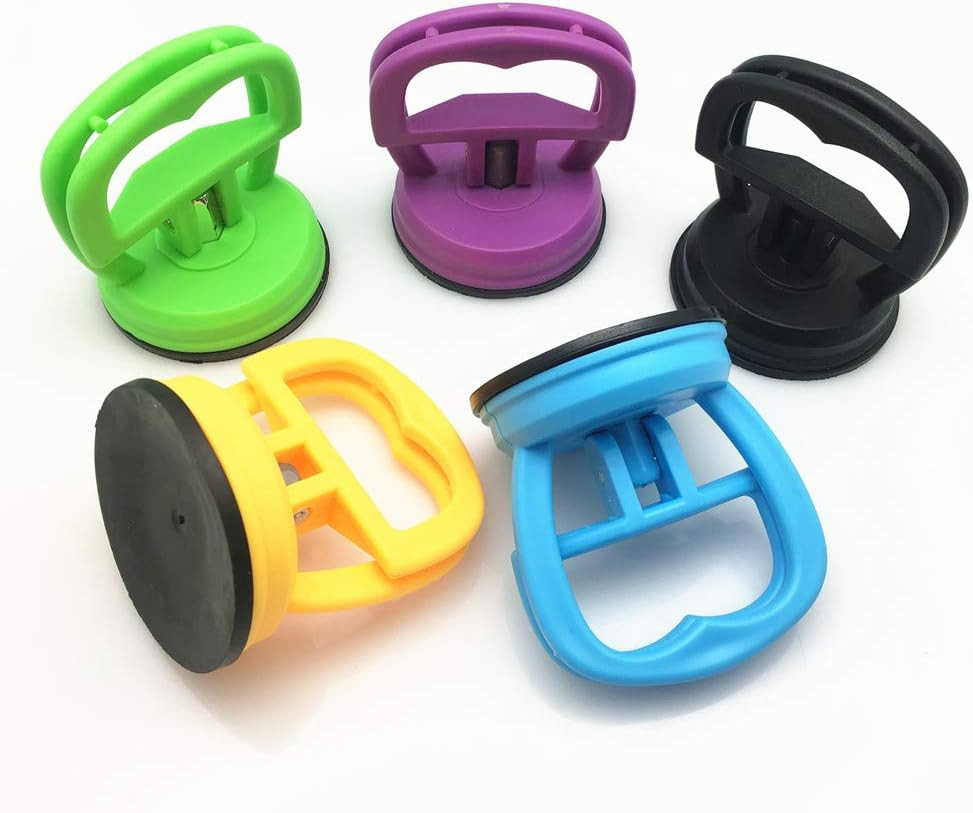 2 Pcs Heavy Duty Suction Cups Ruler Handle(Strong Adsorption) for Quilting Patch