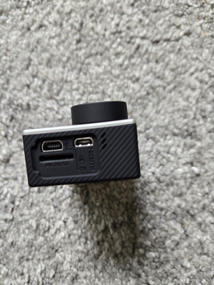 Gopro Hero 4 With Case Different Backs. Wearable Mount W/ Different Attachments