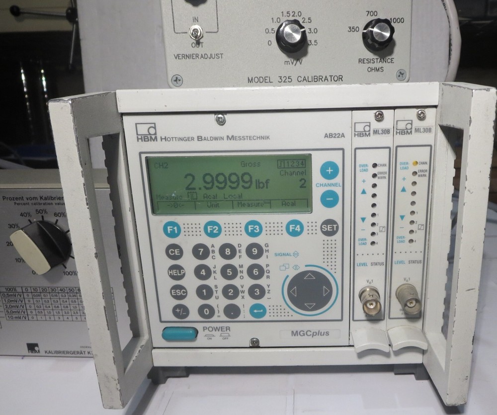 HBM MGCplus with two ML30B measurement cards