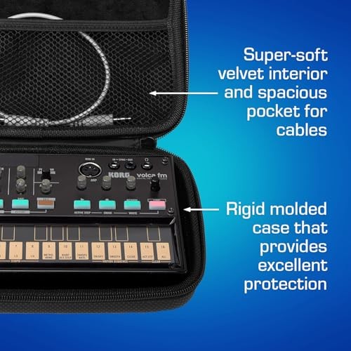 Korg Volca Case - Custom-Fitted Compact GLIDE Case for Travel
