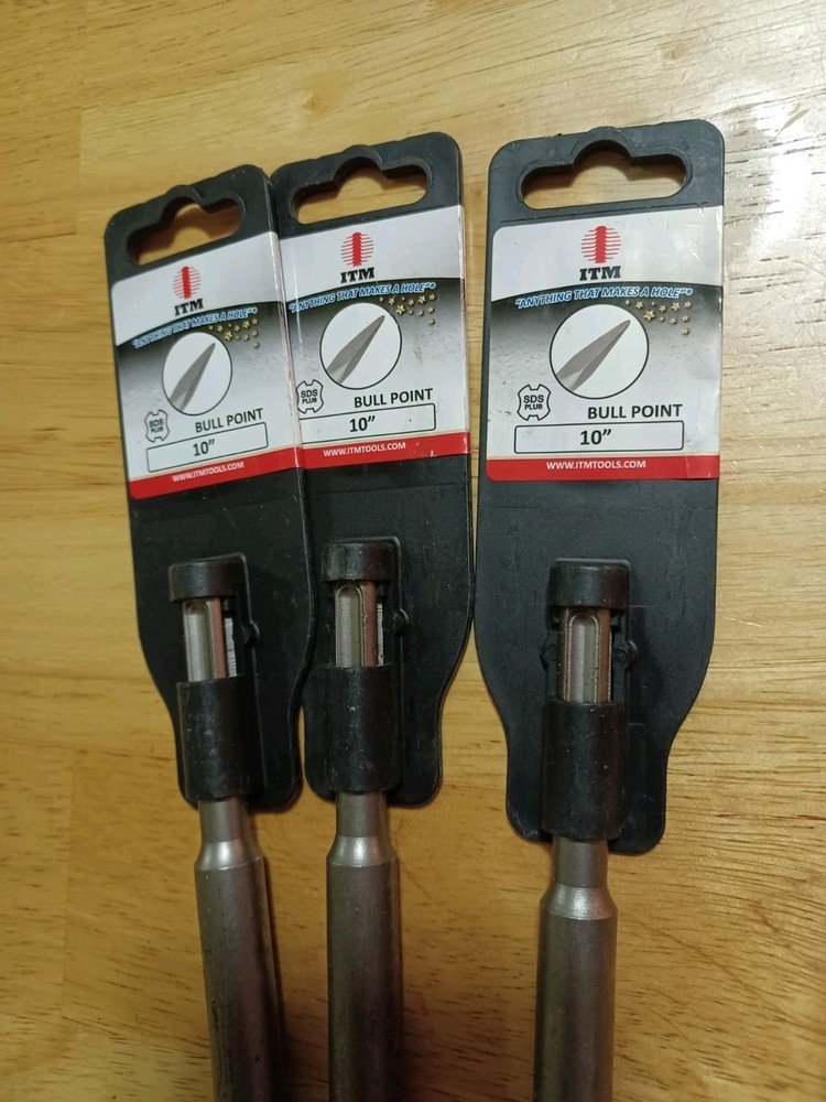3 ITM 3100BP SDS-Plus 10" Bull Point Chisel