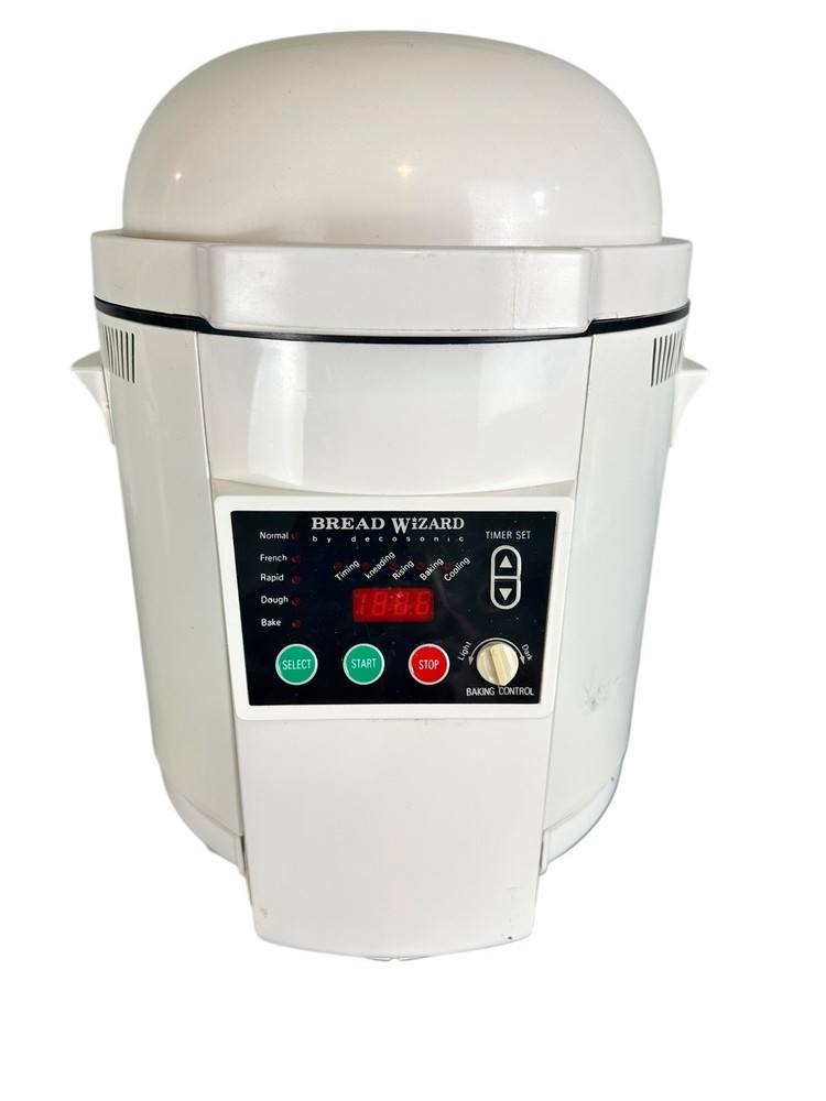 Bread Wizard Bread Maker 570 by Decosonic 5 Settings | Paddle + Pan | Tested