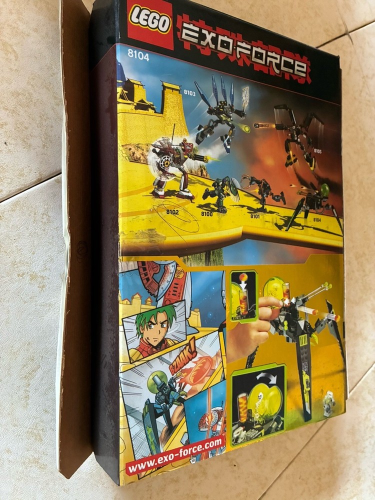 Lego BOXES ONLY Stealth Hunter Hikaru & Shadow Crawler Devastator Exo-Force