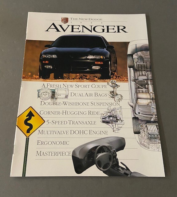 1995 Dodge Avenger 12-page Original Car Dealer Sales Brochure Catalog
