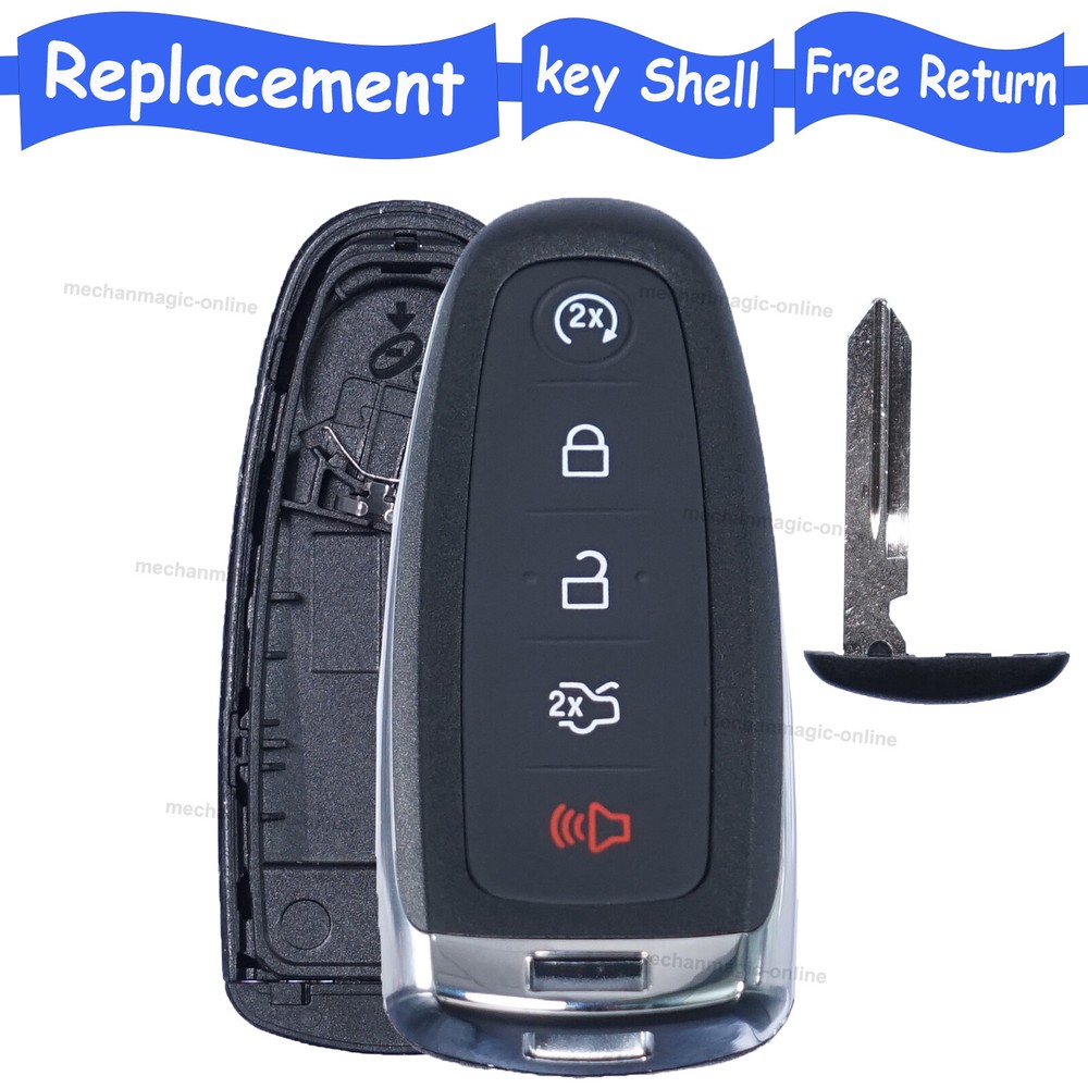 Replacement Remote Key Fob Shell Case for 2013-2019 Ford Flex Taurus Lincoln MKT