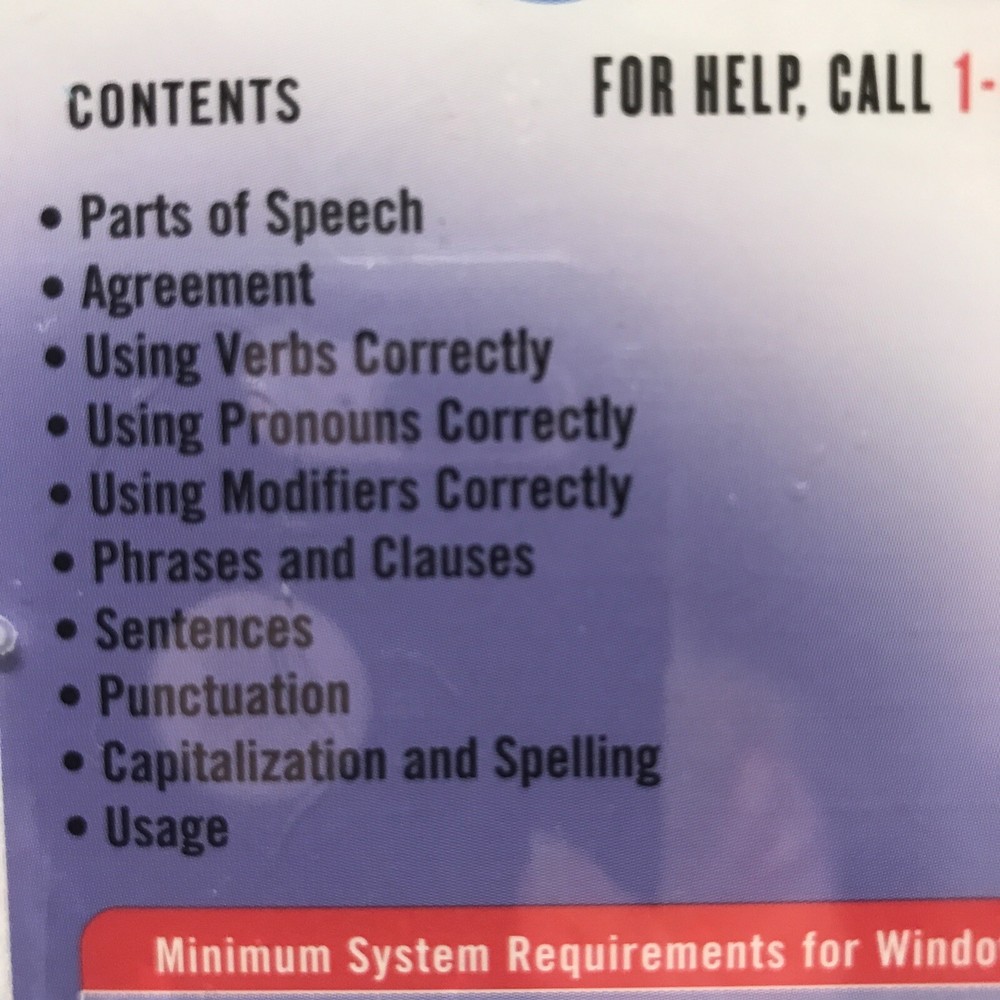 Language Workshop Interactive Multimedia Software Grade 9 (CD-ROM) NEW