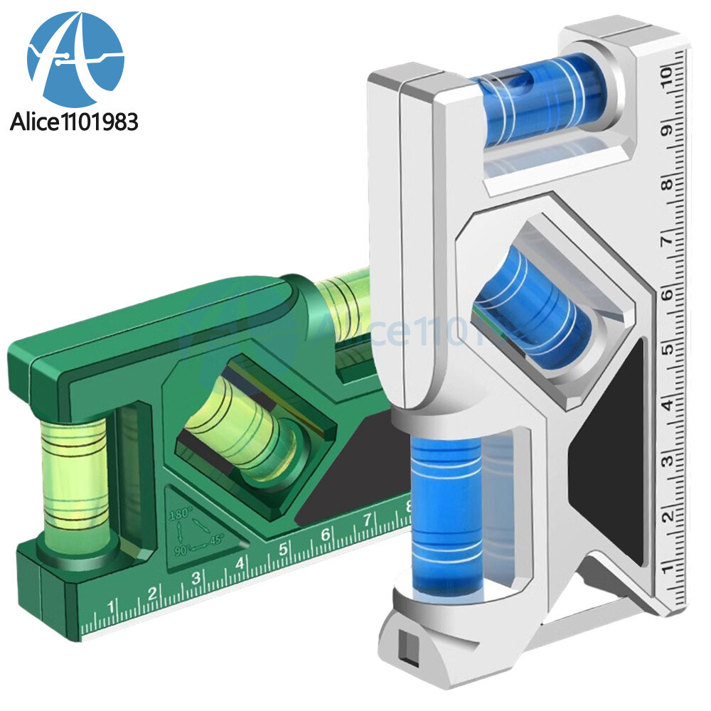 Mini Magnetic Level Gauge High-precision Horizontal Vertical Ruler Protractor