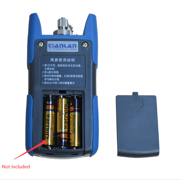 Optical Light Source SC/FC Adapters Fiber Optic Power Meter Tool Optical Tester