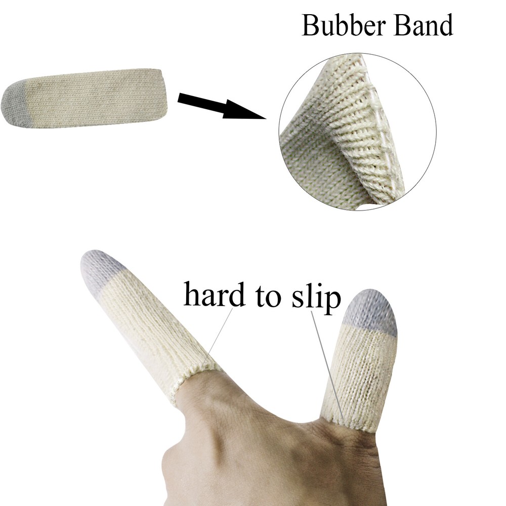 EvridWear Touchscreen Cotton Elastic Blend, Thumb Protector (1 Packs/10 Total)