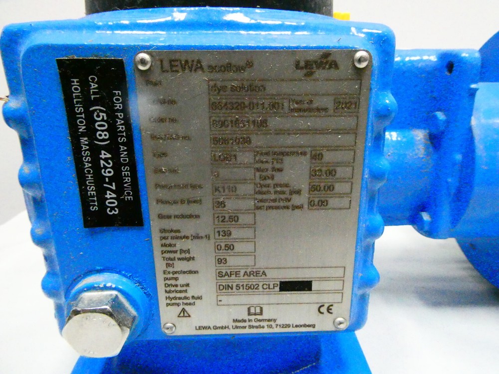 Lewa LDB1 Ecoflow Diaphragm Metering Pump