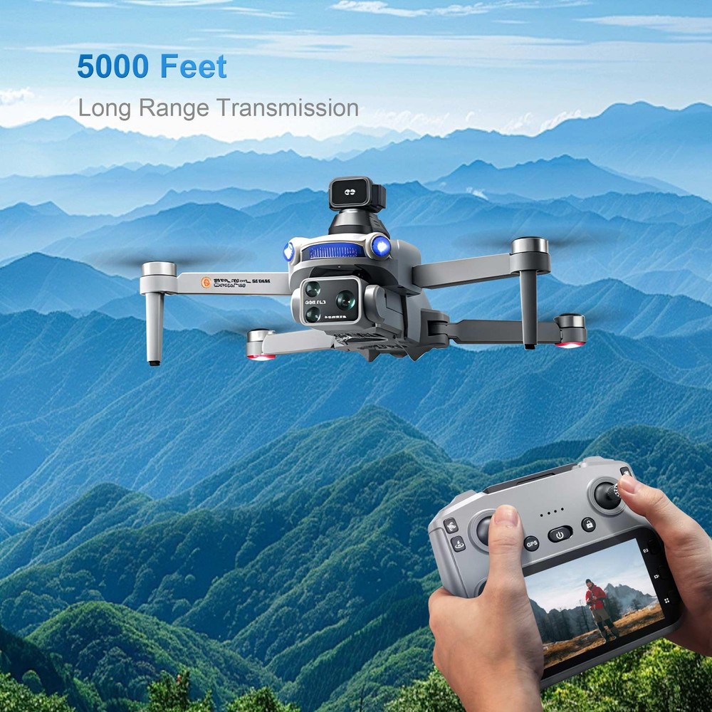 S119 4K Drone with Camera for Adults, GPS Auto Return, Obstacle Avoidance, Br...