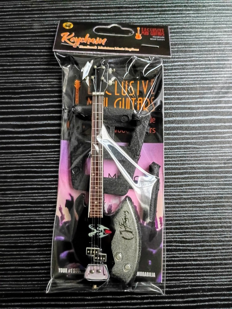 Gene Simmons • Kiss • Exclusive Mini Guitar (Approx. 4") Figure Size